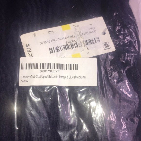 Charter Club Women's Medium Scalloped Bell-Sleeve Cardigan Retail $79.50 - Picture 3 of 6